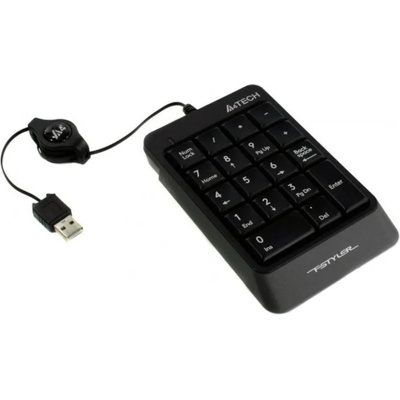 A4TECH Цифрова клавиатура A4TECH Fstyler, USB, 18 клавиша, черна (FK-13-GR)
