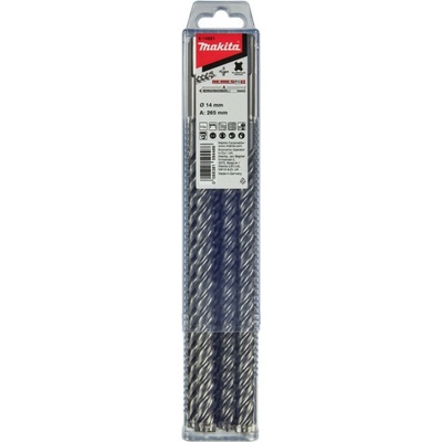 Sada vrtákov NEMESIS II SDS-PLUS 4-brit Ø14 x 265 mm, 10 ks MAKITA E-14881