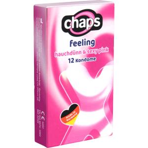 Chaps Single: Feeling (Hauchzart, Rosé), 12 condoms