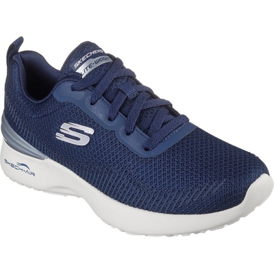 Skechers Дамски маратонки Skechers 3d Print Mesh Lace-Up W Memory Foa Slip On Trainers Womens - Navy