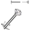Šperky4U piercing do brady PUSH IN labreta TITAN TIT1360-1208