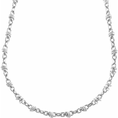 InfinitySilver Strieborná retiazka zdobená krúžkami 1404100R1+150