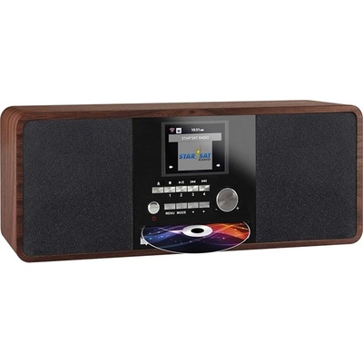 Imperial Империал мултифункционален HIFI, радио DAB+ / FM / интернет / Bluetooth, CD плейър, USB плейър, дървено покритие 22-235-00 (22-235-00)