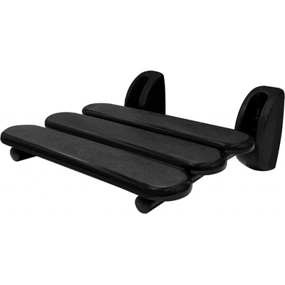 Ridder HANDICAP sklopné sedátko do sprchového koutu, 36x25cm, černá 4006956185392