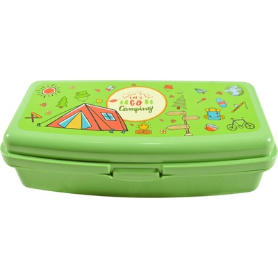 Lux Plastic Obdľžníková dóza na svačinu 0,5 l 20,5 x 10 x 5,5 cm