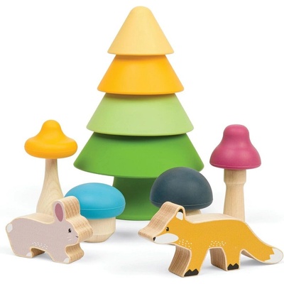 Bigjigs Toys hrací set Lesné zvieratká