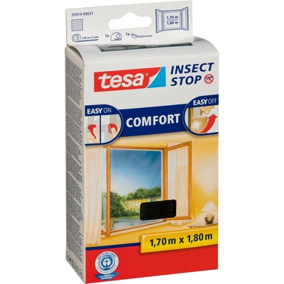 TESA síť proti hmyzu Comfort černá 1,7 x 1,8 m