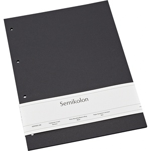 Semikolon Допълнителни страници за фотоалбум Photograph 4 Ring черни 20 бр (353088)