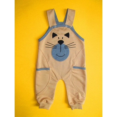 Arex ČR Tepláky s laclem Davídek světle hnědá