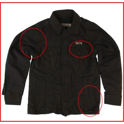 SURPLUS мъжко яке surplus - heritage vintage - Черно - С ДЕФЕКТ - my759