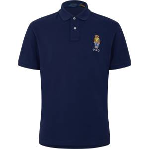 Ralph Lauren Риза с къс ръкав Polo Ralph Lauren Men's Bear Short Sleeve Shirt - Newport Navy
