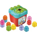 Clementoni CLEMMY Set sensorický vkládací kyblík + 15 soft kostek