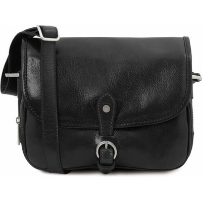 Tuscany Leather Kožená kabelka cez rameno Alessia Čierna