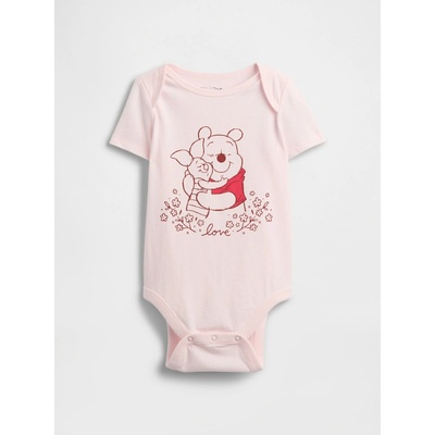 GAP Baby body Gap & Disney Macko Pú Ružová