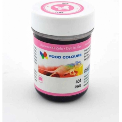 Food Colours Gelová barva Růžová 35 g – Zboží Dáma