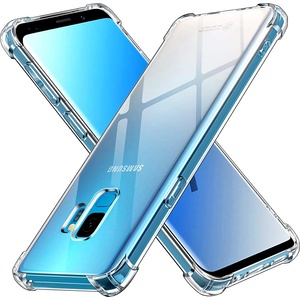 Techsuit Калъф за Samsung Galaxy S9 - Удароустойчив прозрачен силикон - Прозрачен