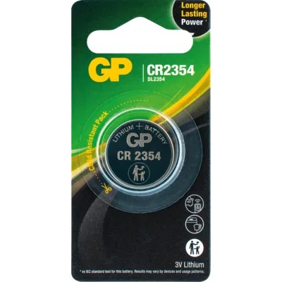 GP Batteries Литиева бутонна батерия gp cr-2354 3v 1 бр. в блистер /цена за 1 бр. / (gp-bl-cr2354-cpu1)