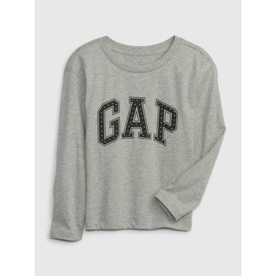 GAP detské tričko s logom Sivá