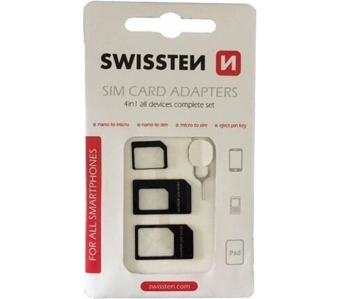 SWISSTEN SIM ADAPTÉR 4in1