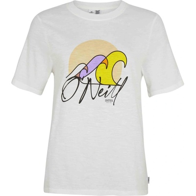 O'NEILL Dámske Tričko LUANO GRAPHIC T-SHIRT 1850152-11010 Biely