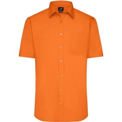 James & Nicholson pánska košeľa s krátkym rukávom JN680 oranžová