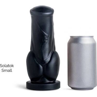 Mr. Hankey’s Toys Solatok Small, prémiové silikónové dildo s Vac-U-Lock 19,4 x 4,7–7,5 cm