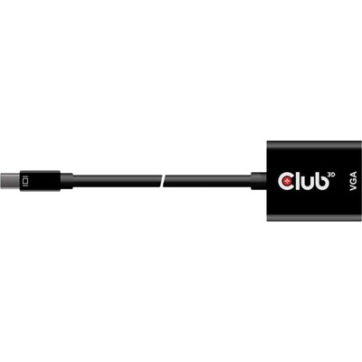 Club 3D Club3D адаптер MiniDisplayport към VGA активен букса черен (CAC-2113)