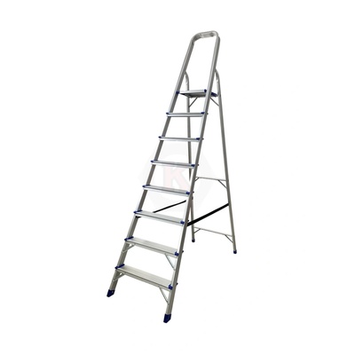 ТУНДЖА Стълба алуминиева домакинска двураменна 7+1 стъпала 2.07м ТУНДЖА (9700645)