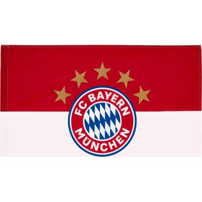 FC BAYERN MNICHOV Vlajka FC Bayern Mníchov, červeno-biela, 90x60 cm