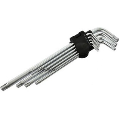 L-klíče TORX, sada 9ks, T15-T55, 260 mm , GEKO