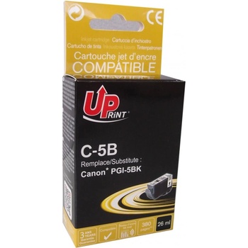 Compatible Мастилница uprint pgi-5 canon, С чип, Черен (7263)