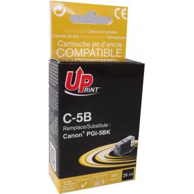Compatible Мастилница uprint pgi-5 canon, С чип, Черен (7263)