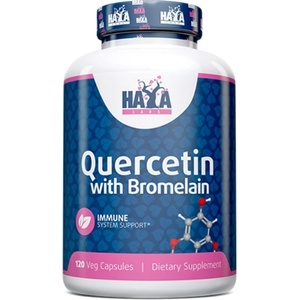 Haya Labs Quercetin with Bromelain, 120 капсули, Haya Labs (29916)