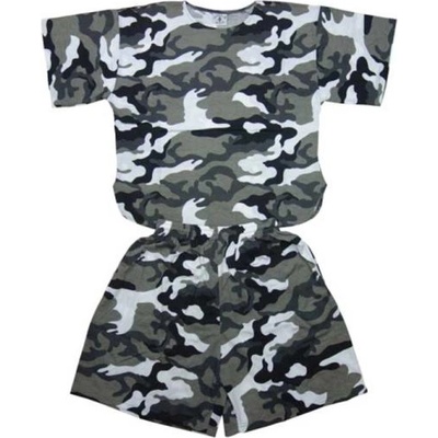 Maxima Комплект Тениска и шорти, за фитнес Urban camouflage