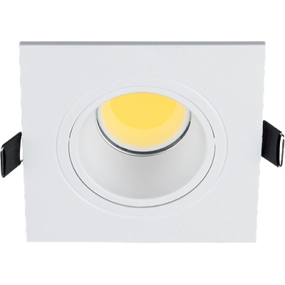 ELMARK Led ПЛАСТМАСОВА КВАДРАТНА ЛУНА cob 7w 2700-3000k (92s107ww/w)