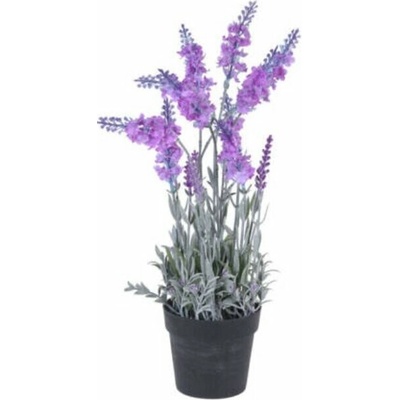 Home Styling Collection Úmělá lavendule v květináči, 40 cm, růžová vícebarevná