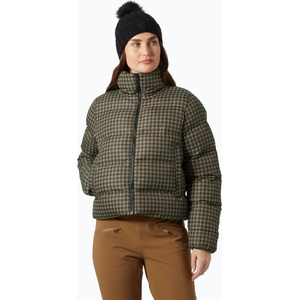Helly Hansen дамско пухено яке Jade Puffer sepia houndstooth aop down
