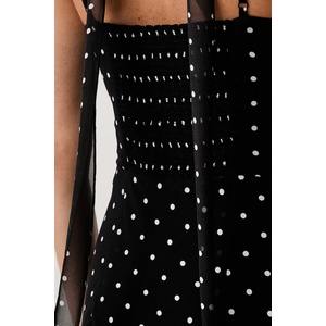 Le Privé рокля от вискоза ROSELINE CHIFFON DOTS (LP00762)