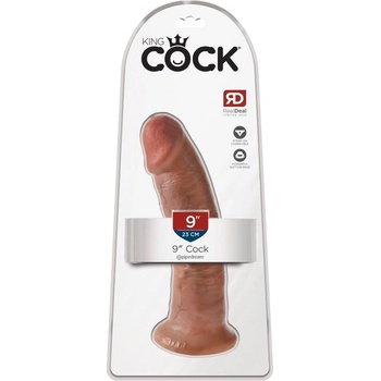 Pipedream King Cock realistické dildo tmavo telová farba 23 cm