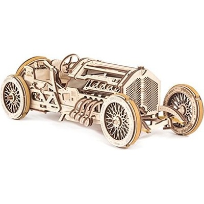 Ugears 3D mechanické puzzle U-9 Grand Prix Auto 348 ks – Zboží Mobilmania