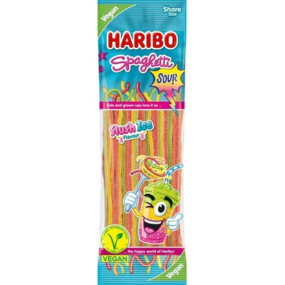 Haribo Spaghetti Slush Ice sour vegan 200 g