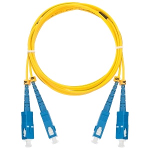 NIKOMAX Оптичен свързващ кабел SC - SC, SM 9/125, OS2 , дуплекс, 5 m NMF-PC2S2C2-SCU-SCU-005 (NMF-PC2S2C2-SCU-SCU-005)
