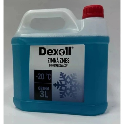 Dexoll Zimná kvapalina do ostrekovačov -20°C 3 l