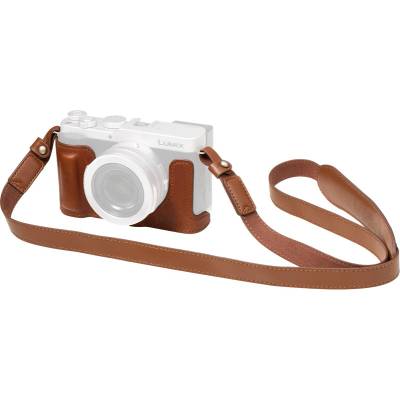 SMALLRIG 6275 Leather Half Case Kit pre Panasonic LUMIX L10 Brown