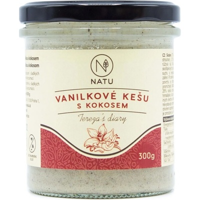 Natu Vanilkové kešu s kokosom 300 g