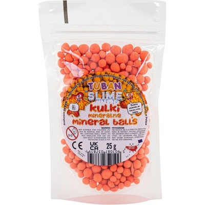 TUBAN Минерални перли за слайм Tuban - Оранжеви, 25 g (TU3781)