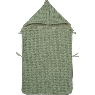 Meyco Waffle Teddy - Olive Green