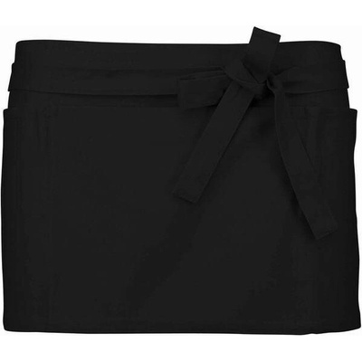 Kariban Zástěra Barman Bistro Style uni černá
