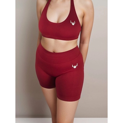 dámske kraťasy SHAPE Dark Red