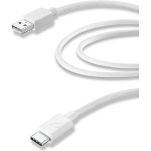 Cellularline Кабел Cellularline, USB към USB Type C, 2m, черен (IT4441)